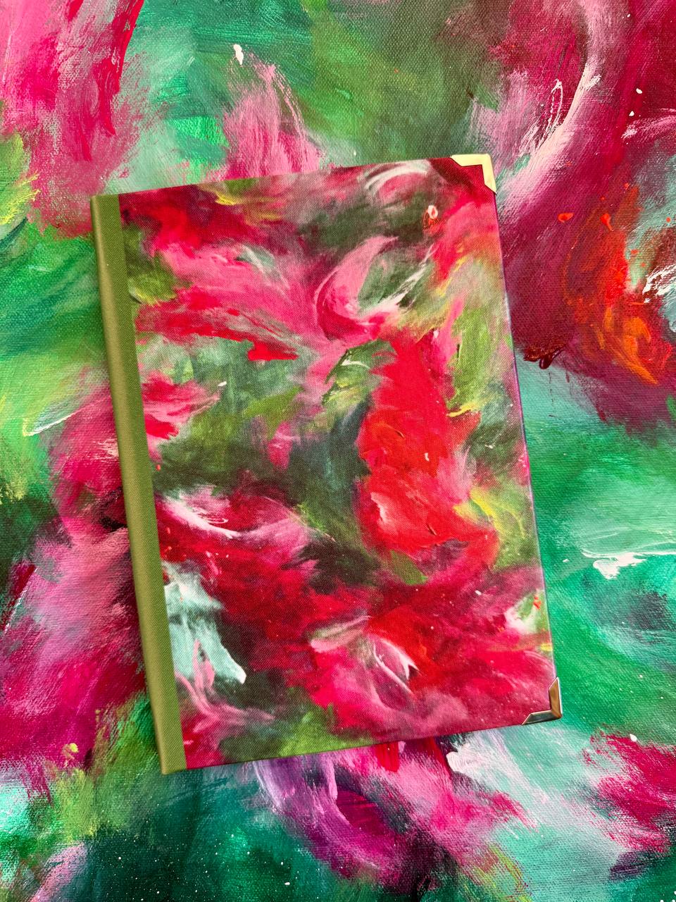 Premium satin journal "Kiss it goodbye"