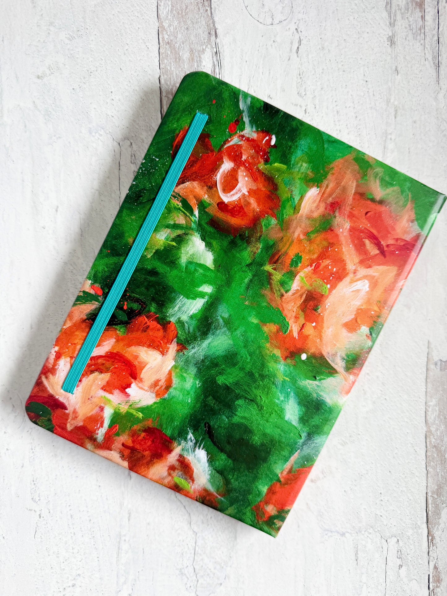 Hardcover Journal "Somewhere under the Spanish trees"
