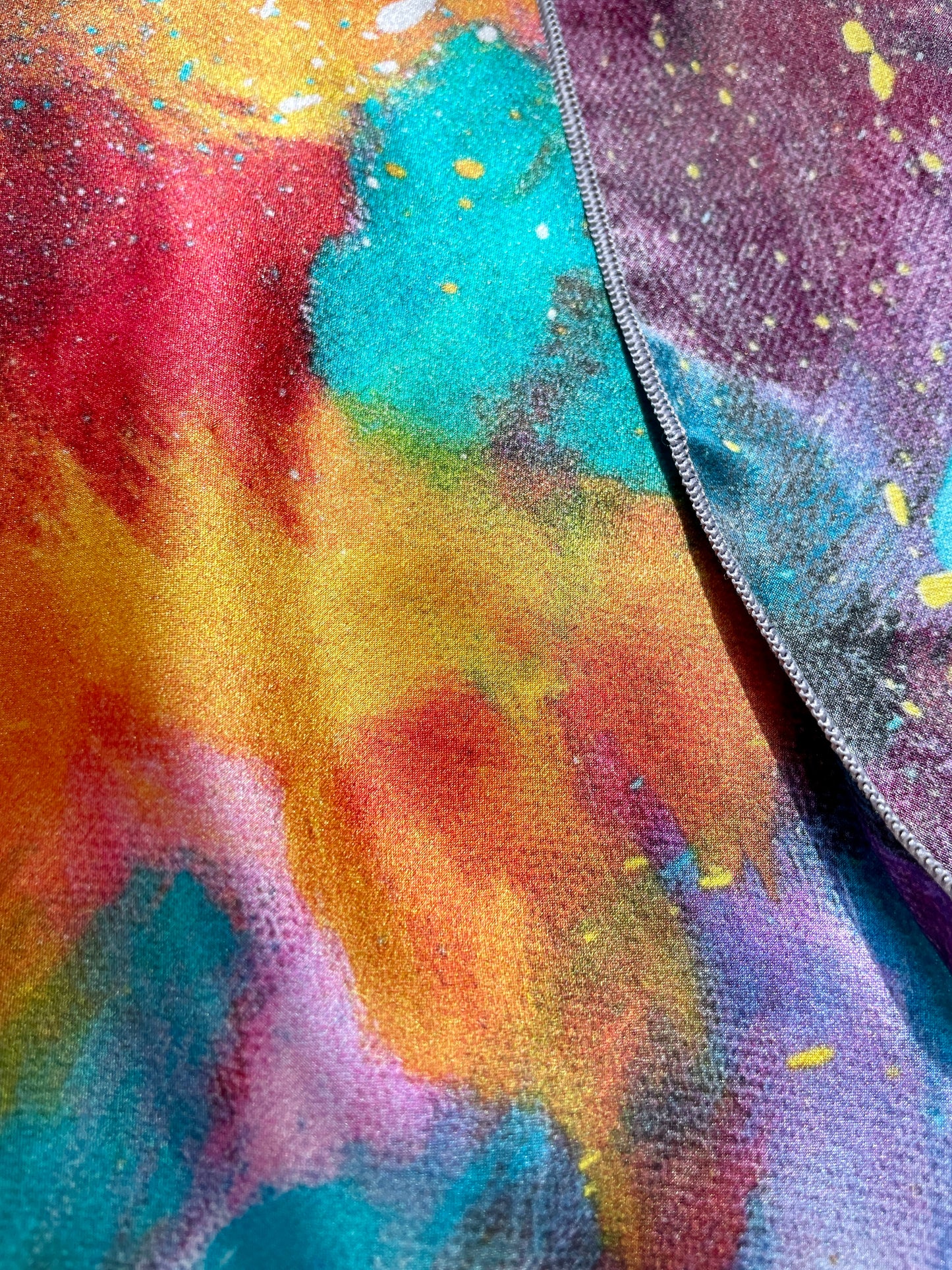 Silk scarf " My heart just skipped a beat"