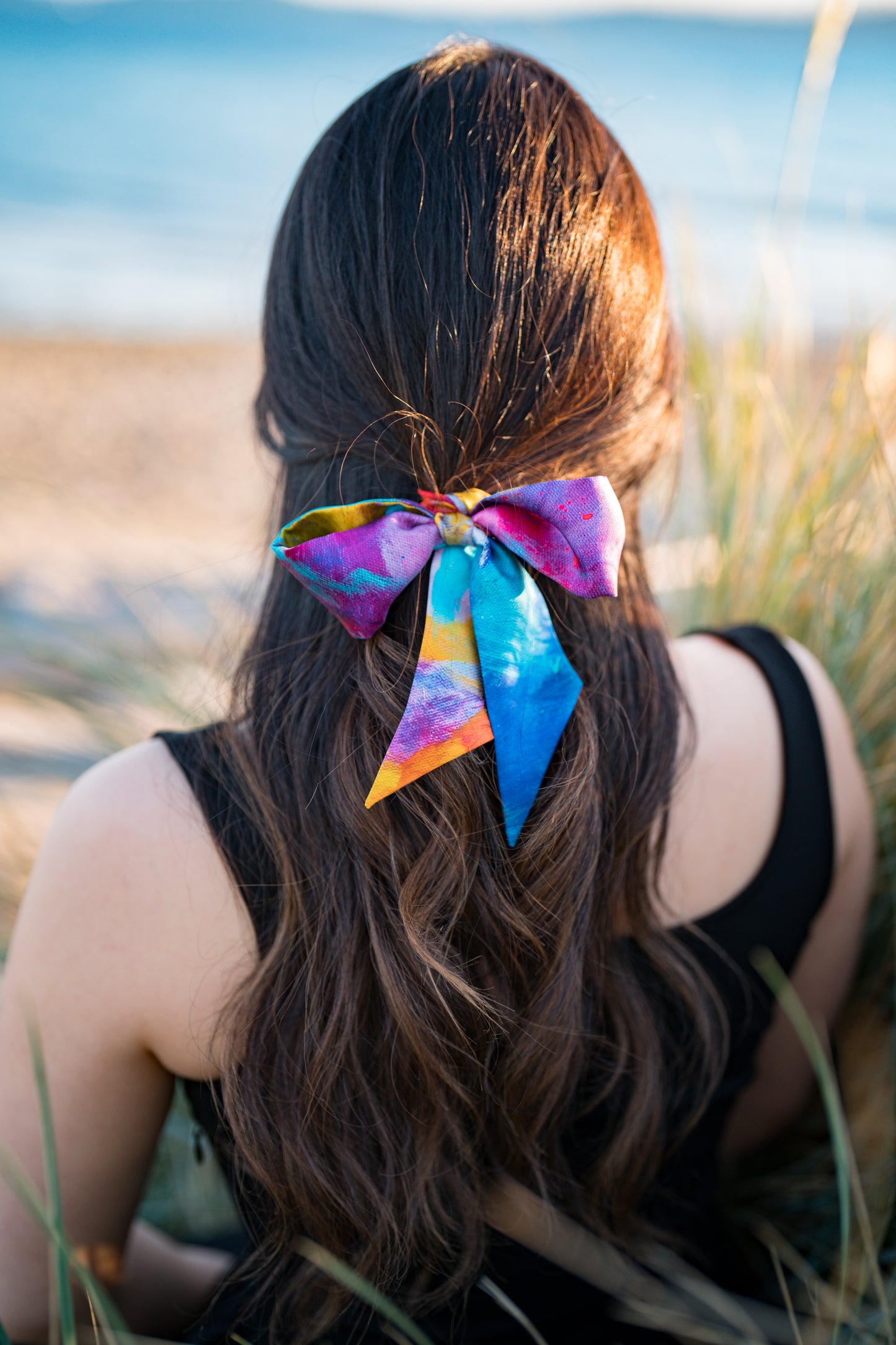 Silk twilly scarf "Pretend that you love me"