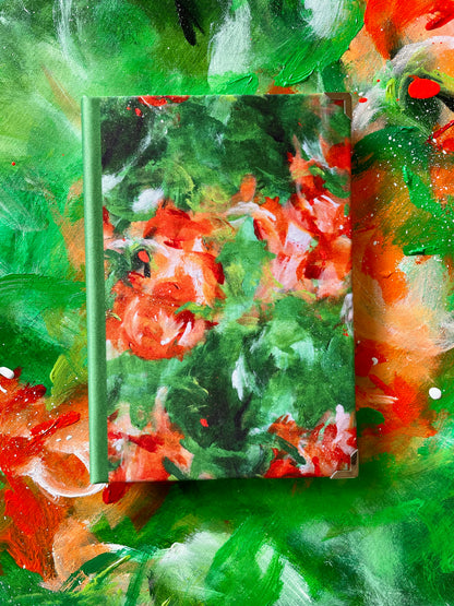 Premium satin journal "Somewhere under Spanish trees"